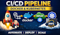 build cicd pipeline with docker, dockerfile and kubernetes deployment