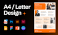 design professional a4 or letter document