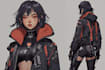 create cyberpunk character art