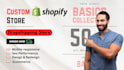 design shopify store, build website, and fix shopify bugs