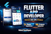 develop a social media flutter app with chat and real time features