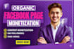 complete facebook page monetization