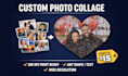 create a memorial or tribute photo collage from your photos