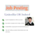 post your job from my linkedin or indeed account