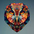design awesome geometric low poly illustration