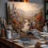 create a anime model painting