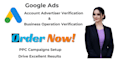 do ads account advertiser verification