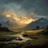 make a landscape digital painting