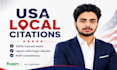 build high authority USA local citations for local seo ranking