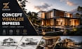 create architectural walkthrough animation, 3d rendering and concept design