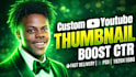 design viral trendy thumbnail