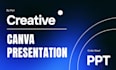 design professional canva presentation PPT for business, school or events