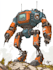 design a custom mecha robot mascot logo