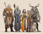 design a professional dnd party commission