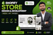 design and develop a conversion optimized shopify store