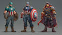 create scifi, fantasy, superhero character design