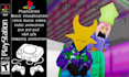 create retro ps1 n64 style 3d lowpoly music animation video