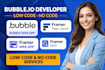 bubble io developer low code nocode bubble web app framer page layout framer seo