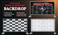 design professional step and repeat and backdrop banners for birthdays and event