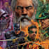 illustrate a superhero comic cover art