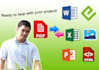 convert PDF to word, excel, powerpoint, HTML, epub, or image