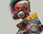 make a cyberpunk character art