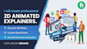 create professional 2d animated explainer videos