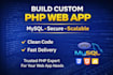 build a custom PHP admin panel with mysql