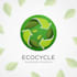 design a unique green circle logo for your brand