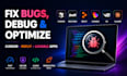 fix bugs, debug and optimize cursor, replit and lovable apps