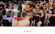 design squarepspace wedding planner website party rental event decorator website