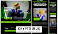 design web3 UI UX landing pages and gamefi interfaces