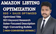 write amazon product listing with keyword research and SEO optimization