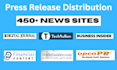 do press release writing and press release distribution, PR distribution