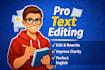 professionally edit and rewrite your ai text or normal text