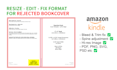 fix book cover, resize book cover, paperback book cover