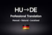 translate and localize hungarian content into natural german