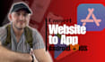 convert website to app, site to webview app, site to android ios app development
