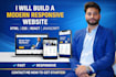 create responsive website design in HTML CSS react vite
