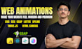 add premium gsap, scroll animations and modern website transitions