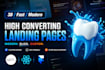 create a modern 3d landing page with responsive design