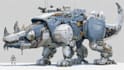 do a modern mecha animal and robot design