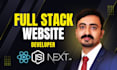 be your full stack developer with frontend and backend development