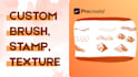 design professional procreate brush, stamp, and texture sets