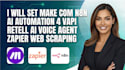 develop ai voice agent bot, ai sales bot, twilo bot vapi, ai cold calling bot