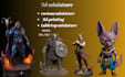 do your models and miniatures for resin 3d printing