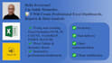 do excel data analysis, formulas, pivot tables, dashboards