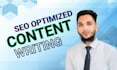 do content writing, article writing and SEO blog writing