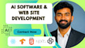 do ai web application, software development, full stack website development