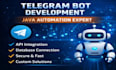develop a custom telegram bot using java